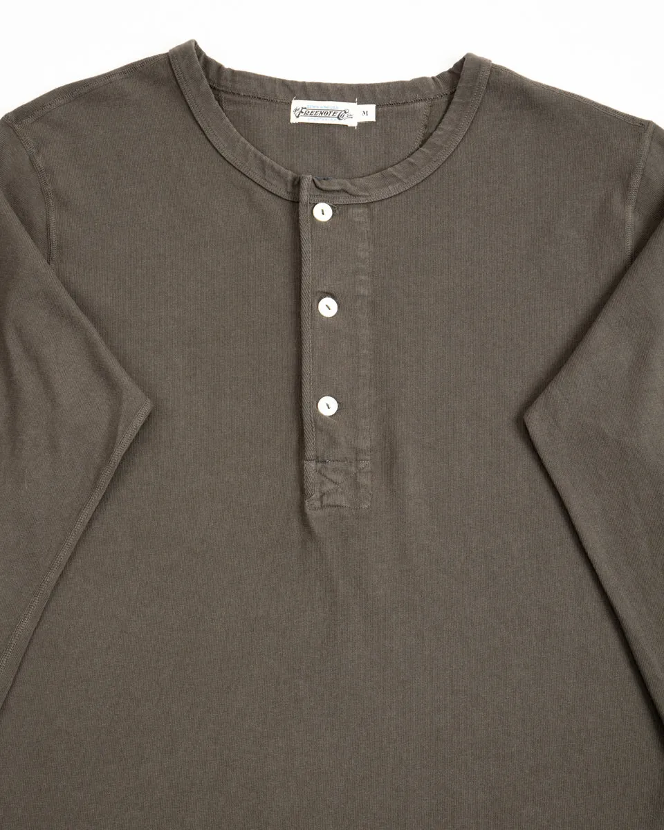 13oz Henley L/S - Midnight