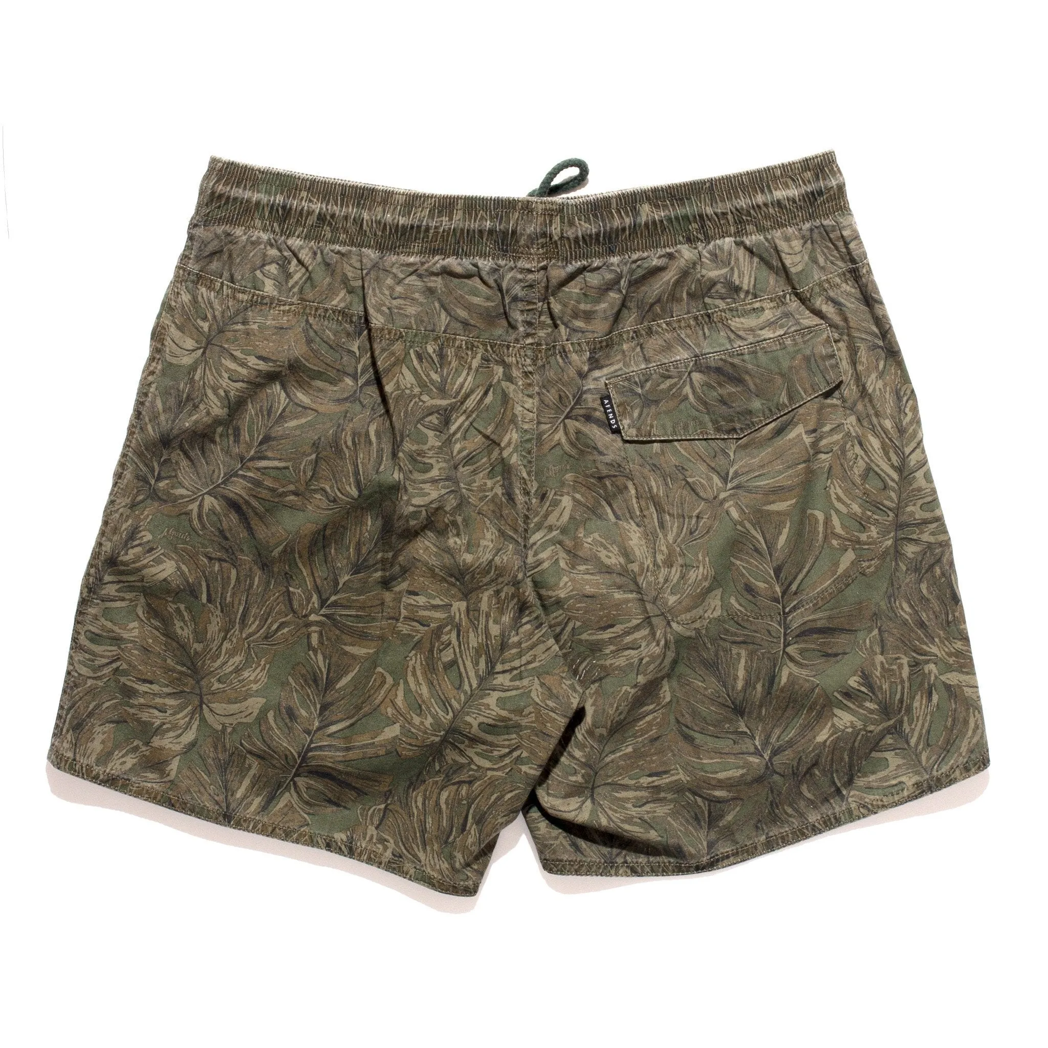 Afends Mens Baywatch - Monstera - Swim Shorts