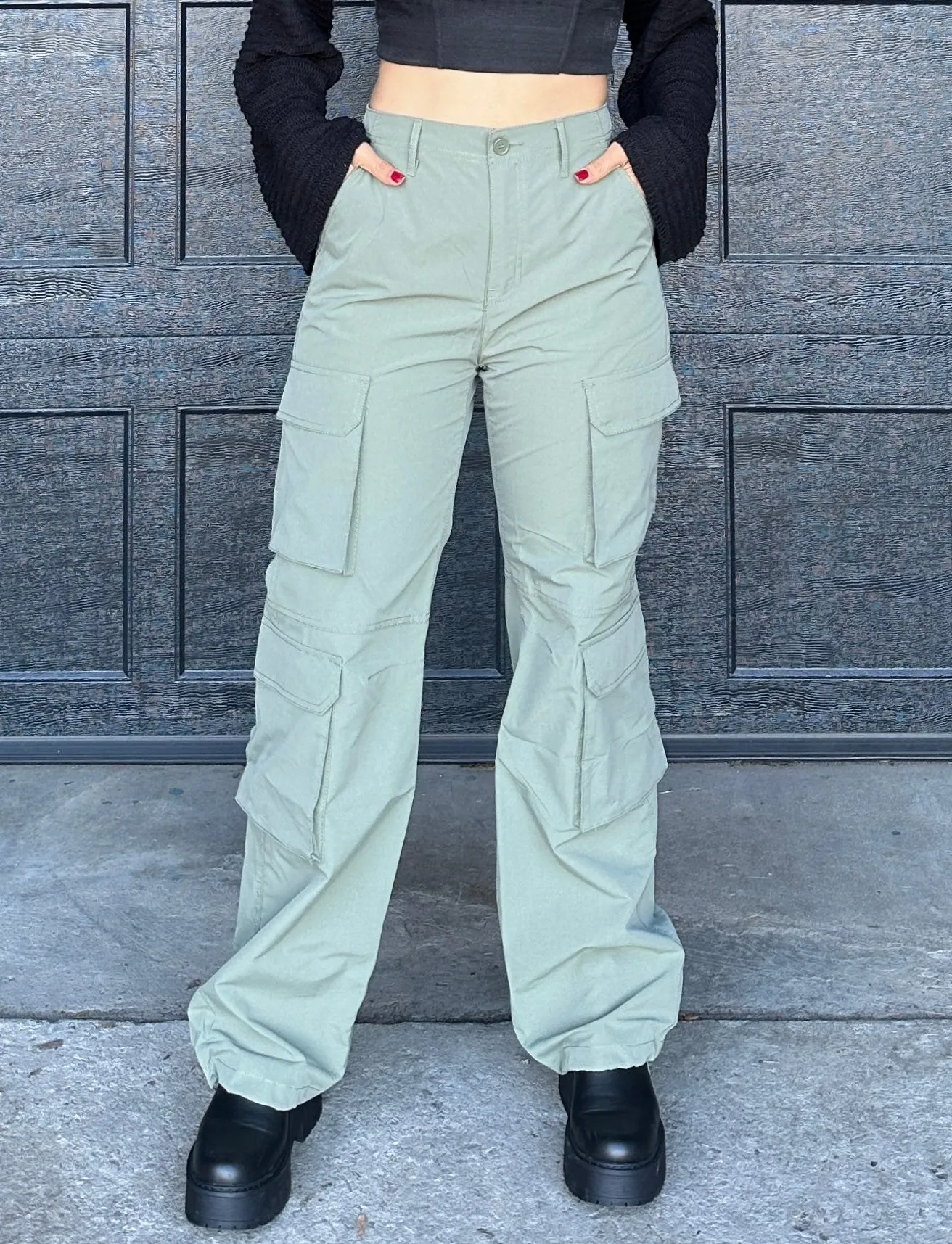 Always On Top Cargo Pants Olive