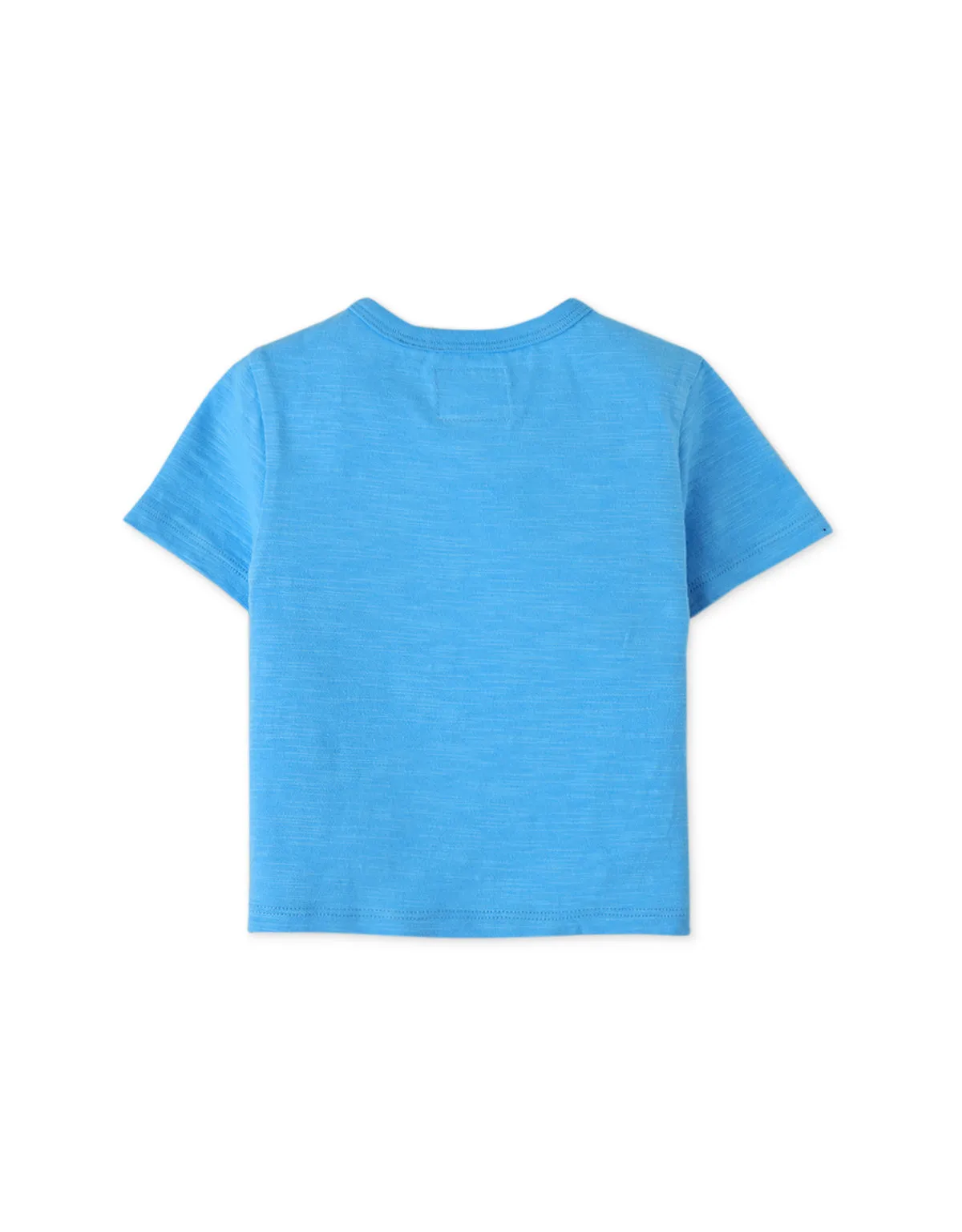 BABY BOYS HENLEY TEE WITH SAILBOAT EMBROIDERY