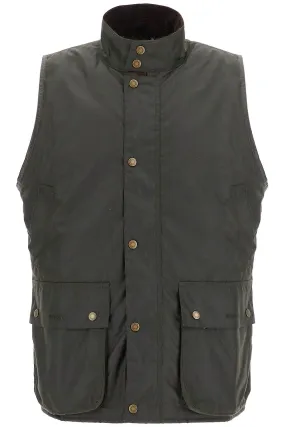 Barbour X Baracuta Waxed Cotton Vest For Men