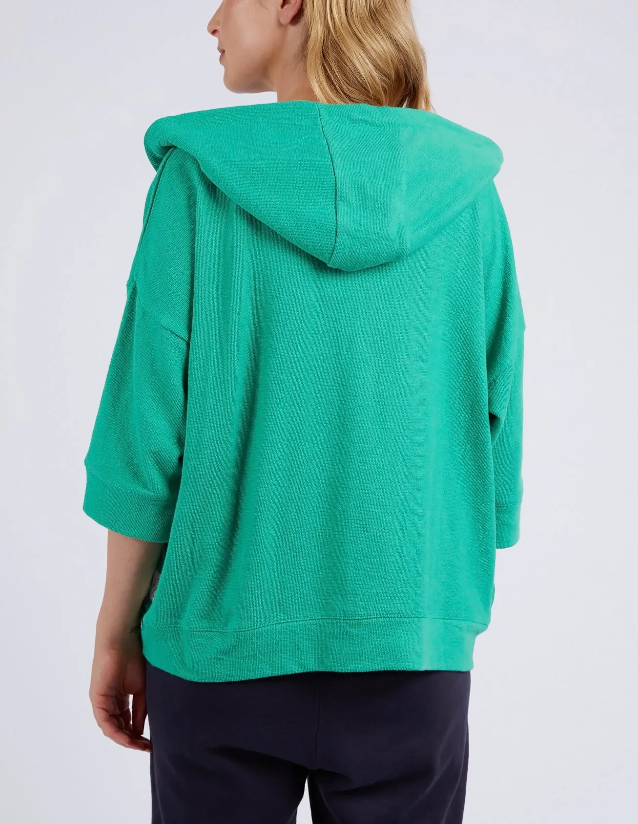 Beachy Zip Hoodie Greenbriar