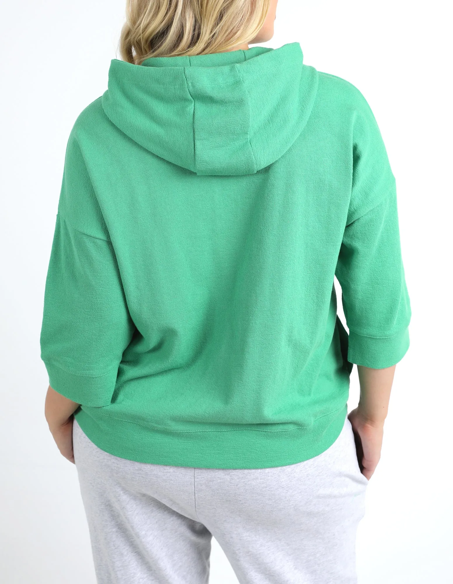 Beachy Zip Hoodie Greenbriar