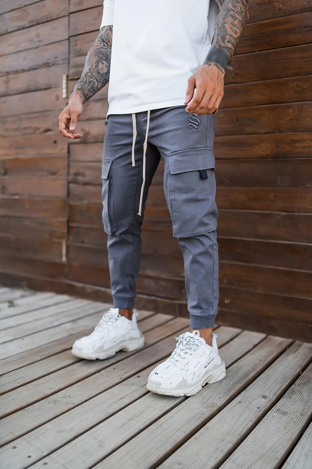 Cargo Tech Utility Pants - Grey