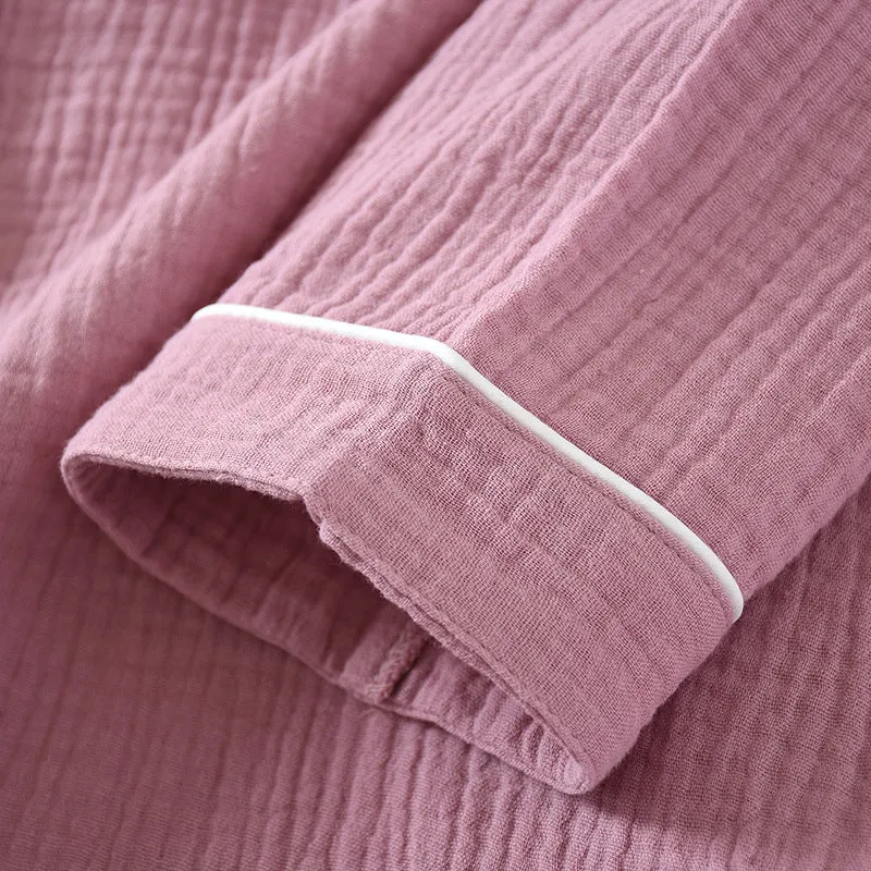 Cotton Crepe Gauze Pajamas