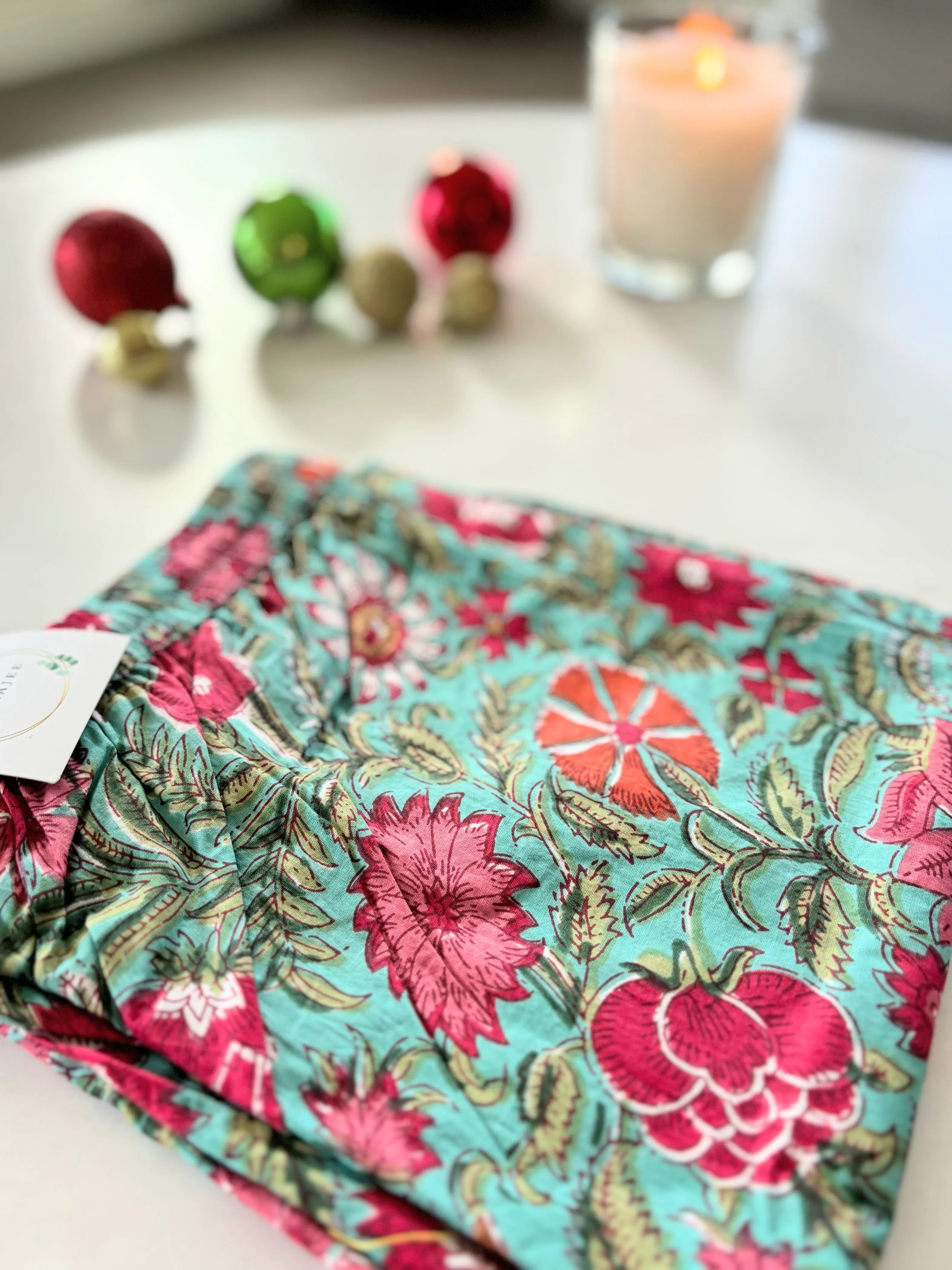 Cotton Pajama Pants Women - Tropical Bloom