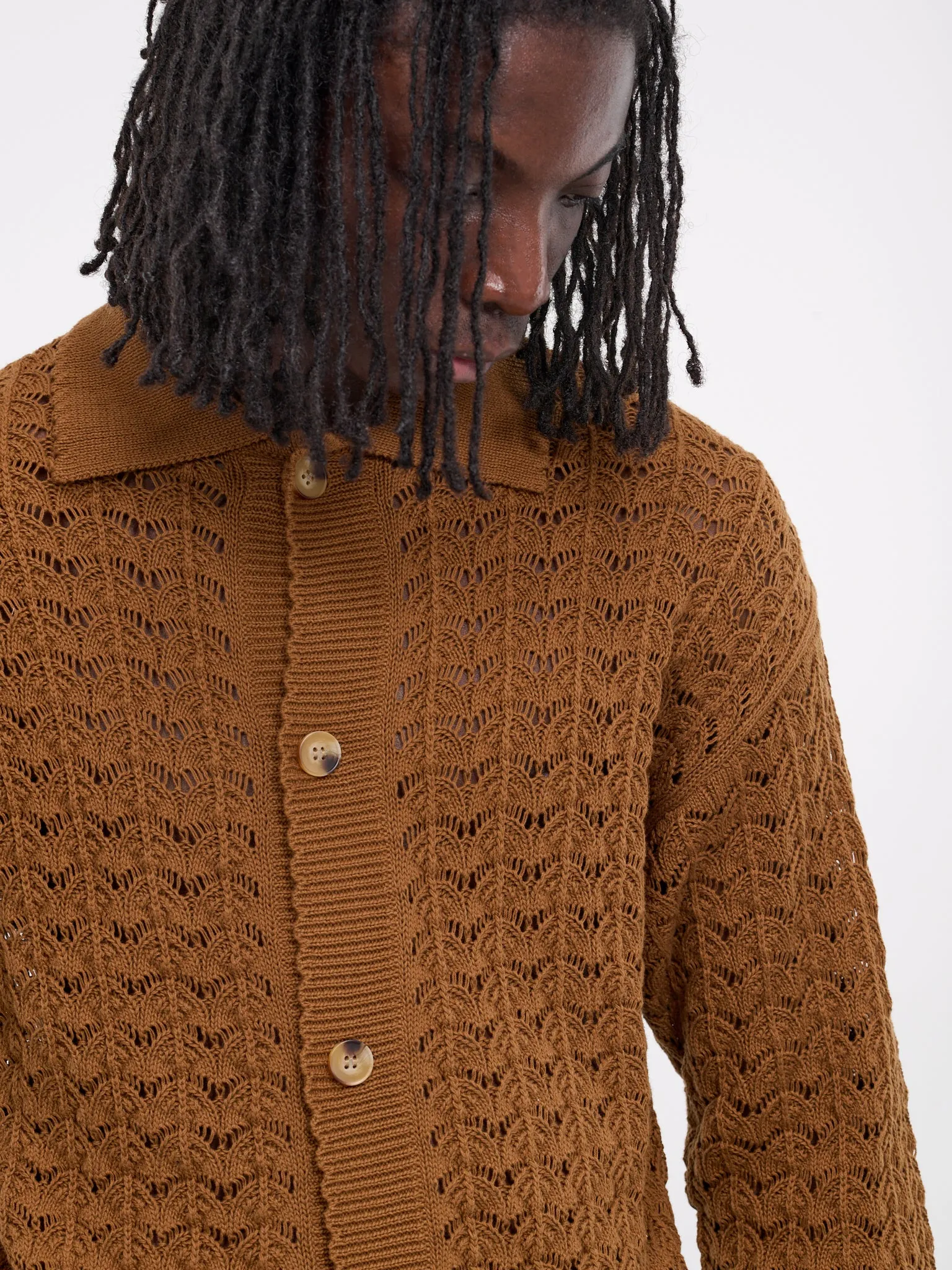 Einar Cardigan (EINAR-M24KN7028-BROWN)