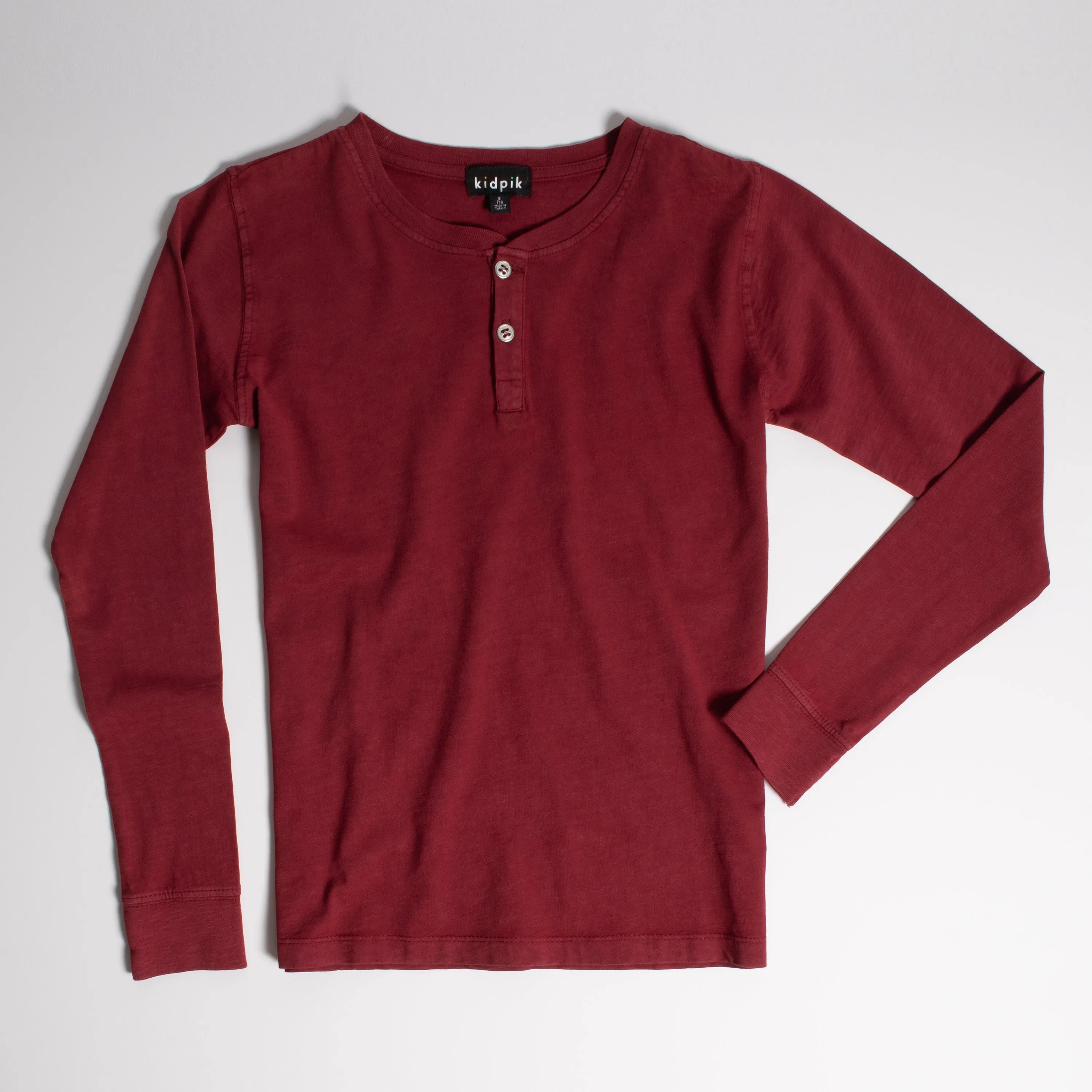 Garment Dye Henley