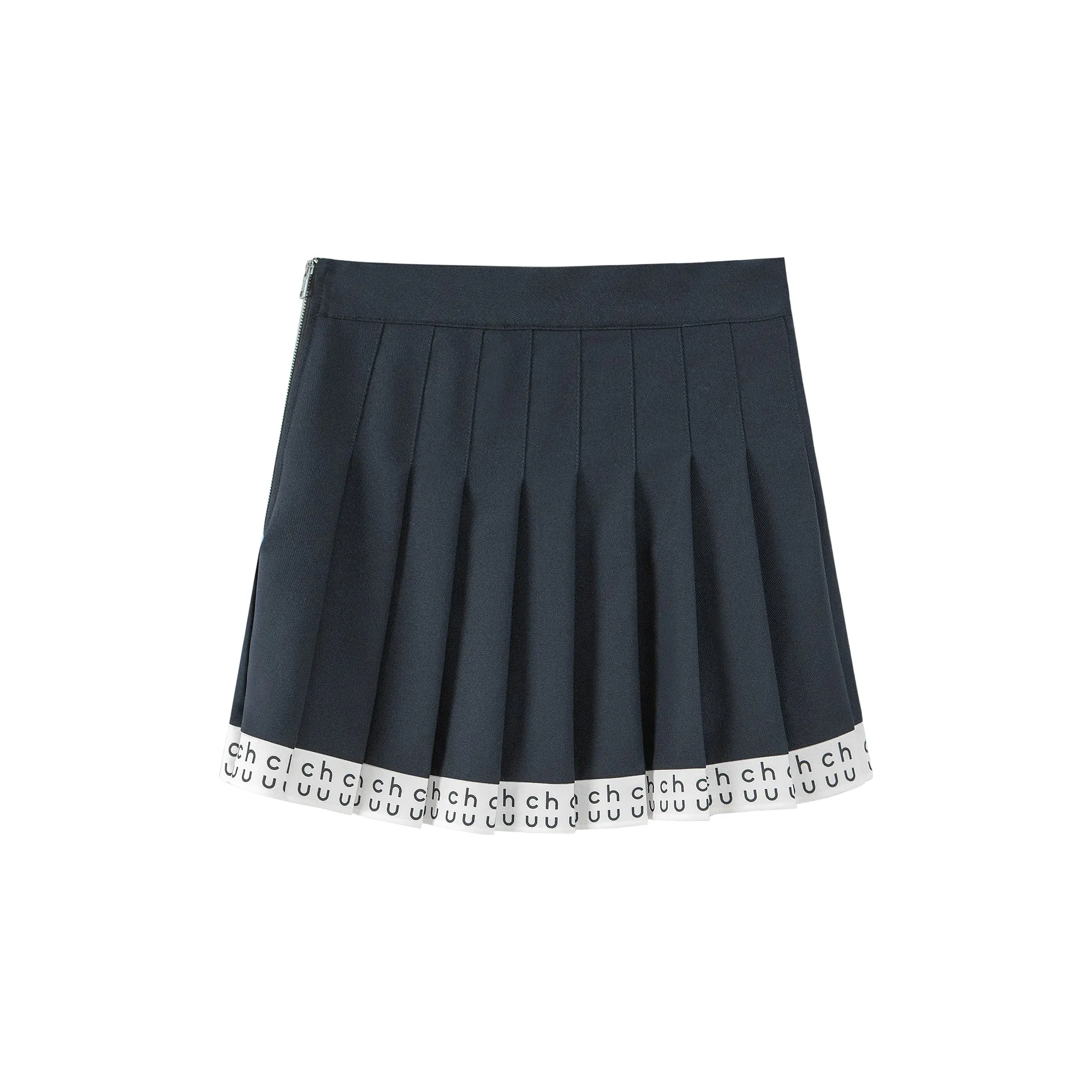 Hem Band Mini Tennis Pleated Skirt