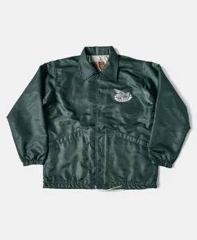 Logo-Appliqued Nylon Coach Jacket - Green