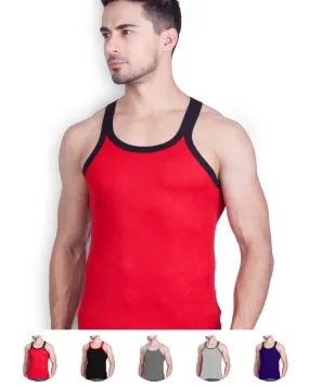 LUX - GenX Gym Vest - 5501 - Mens Sleeveless Gym Vest - Red