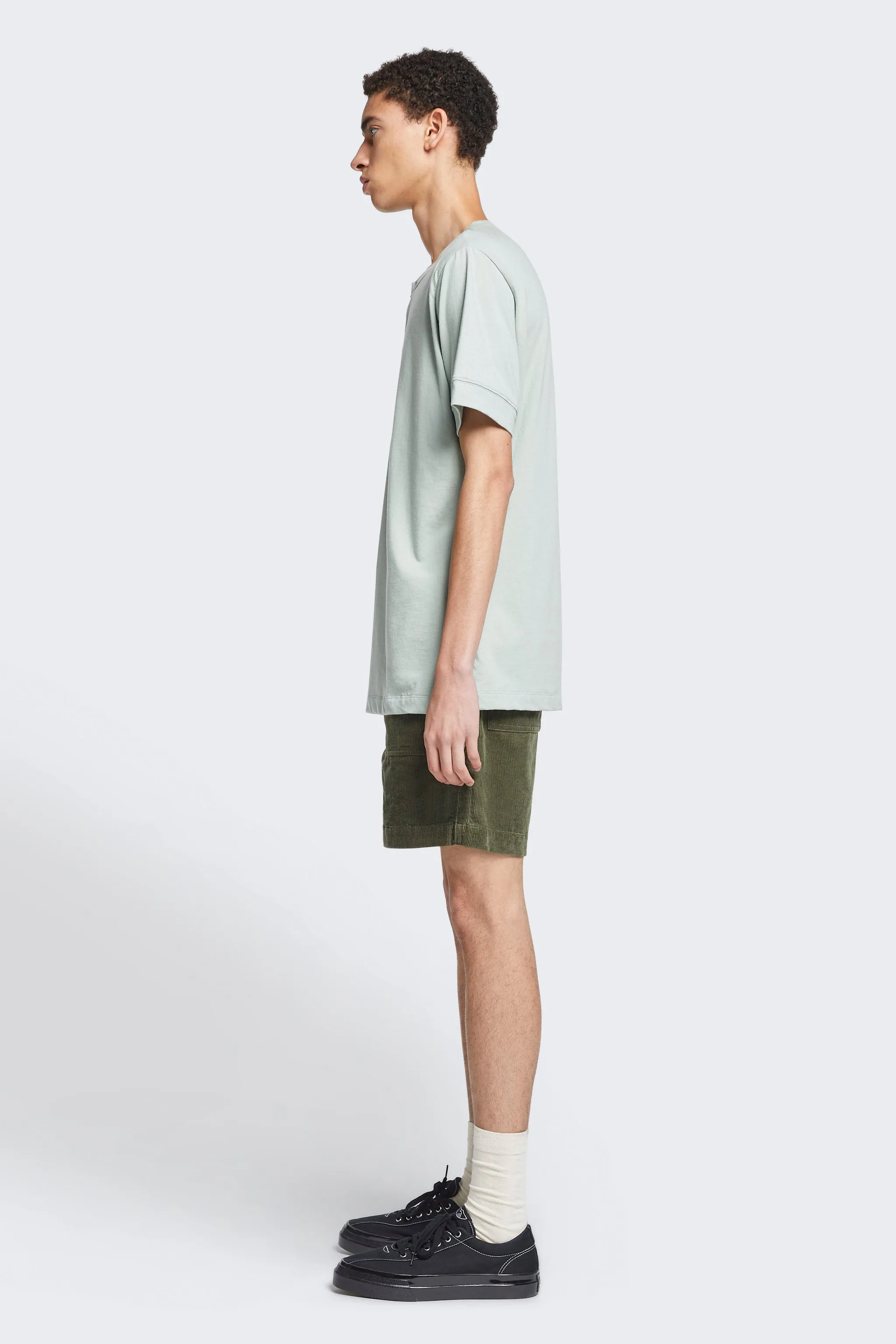 Mantle Henley Collar T-Shirt Fog