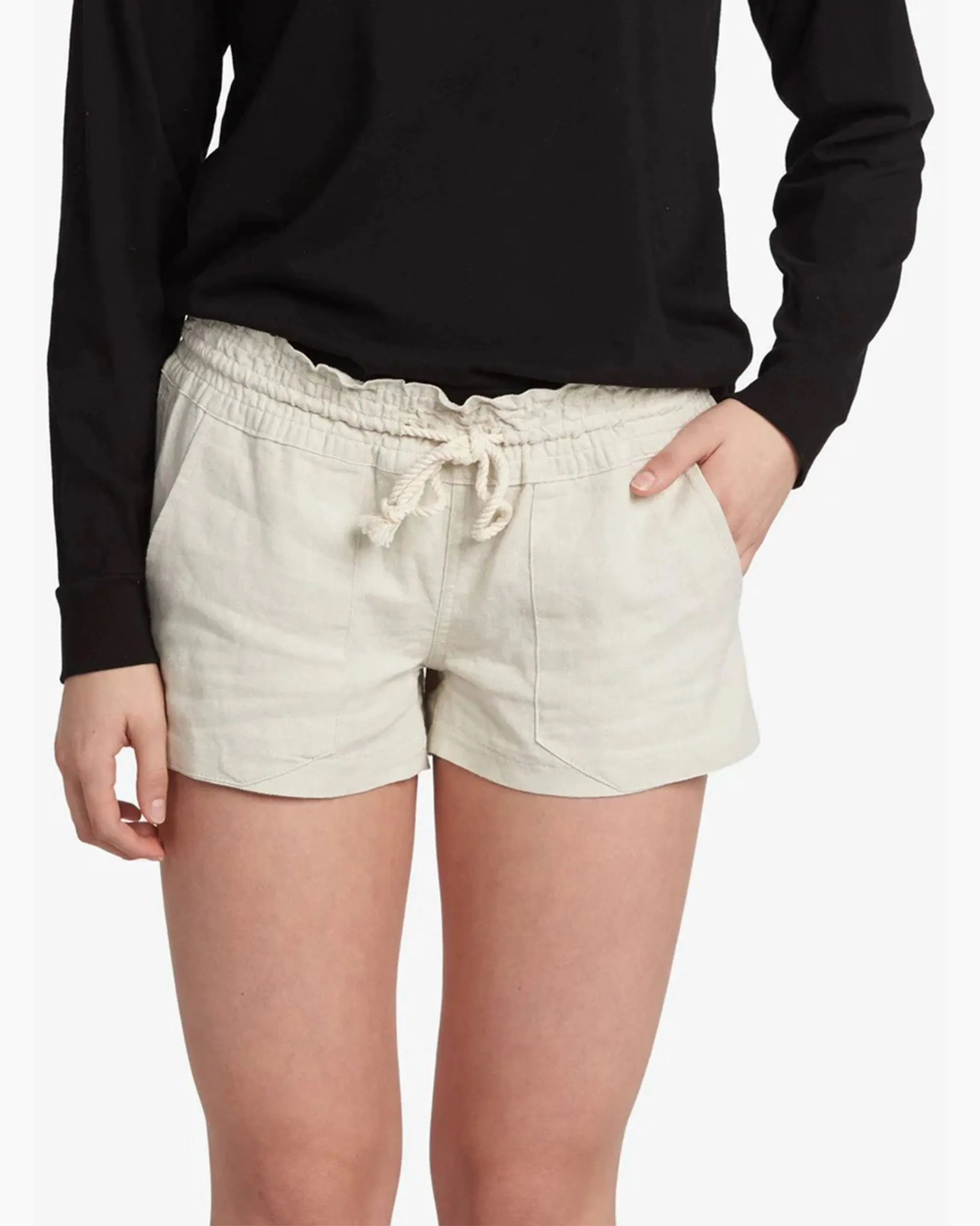 Oceanside Elastic Waist Shorts