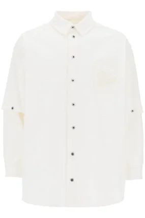 Off-White convertible overshirt with 90's