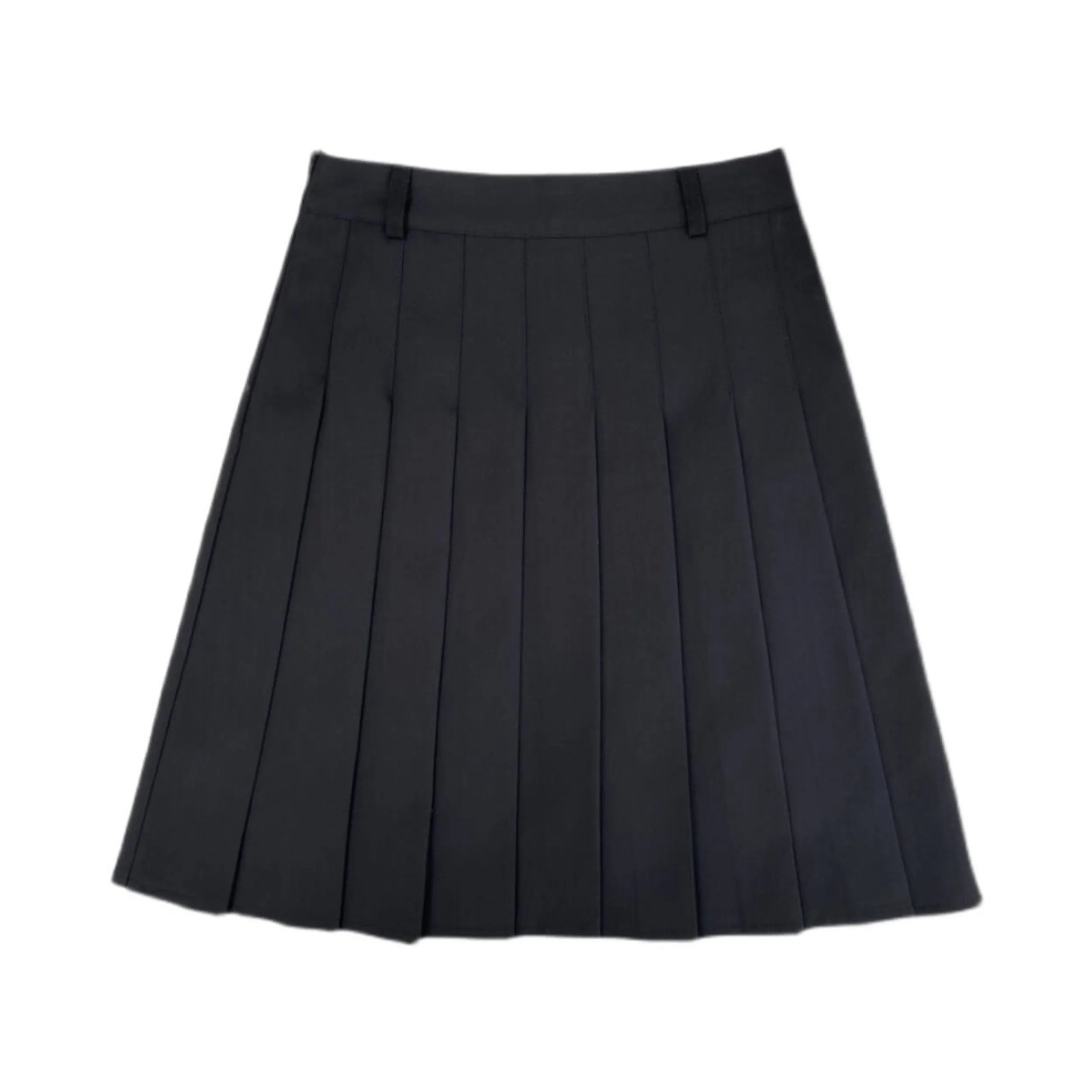 [Plus size] Classic A-line medium pleated skirt