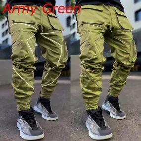 Reflective Stripe Cargo Pants