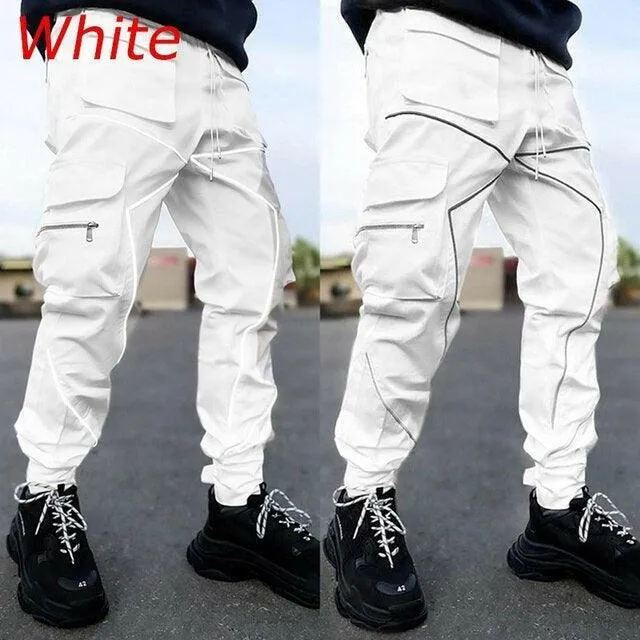 Reflective Stripe Cargo Pants