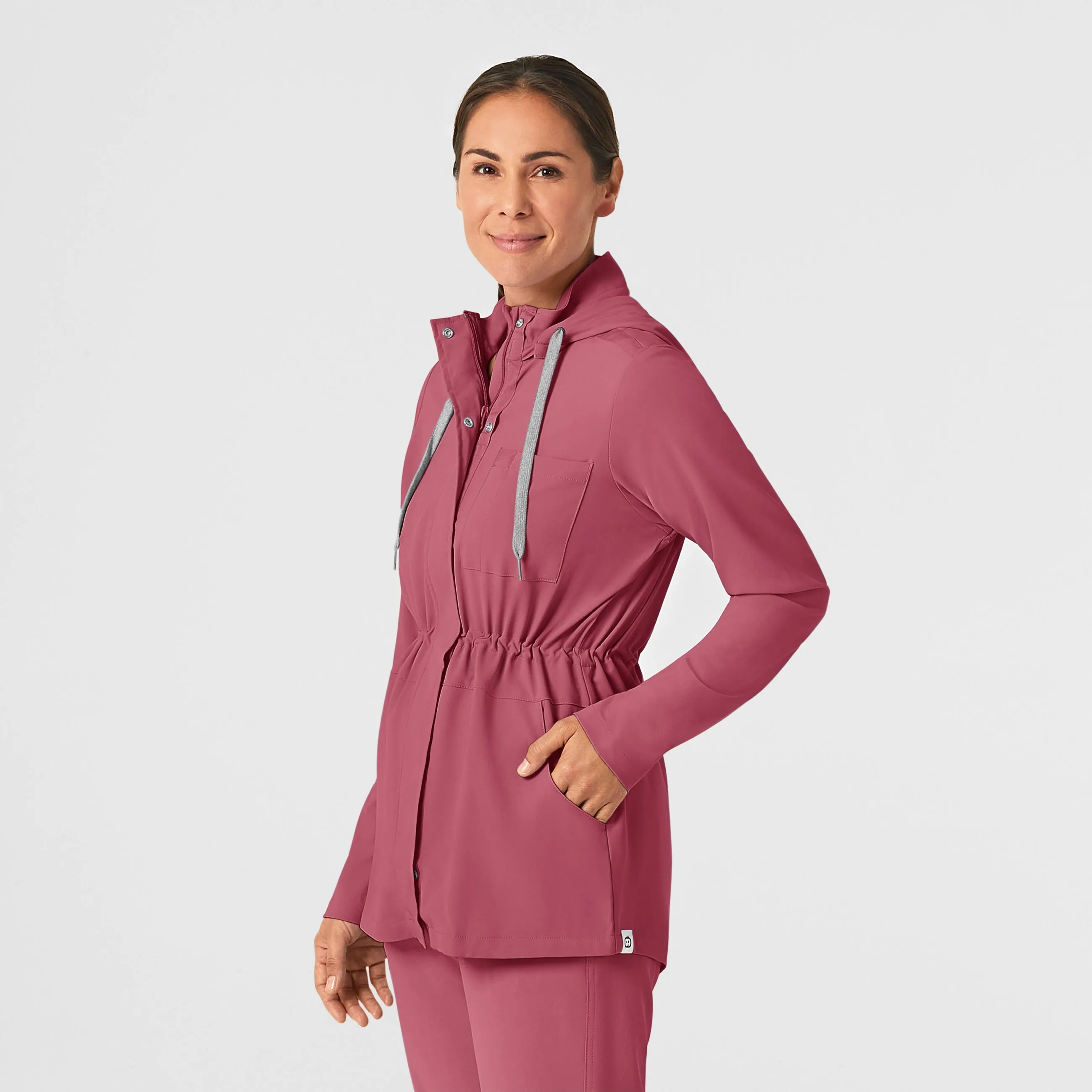 RENEW Women's Convertible Hood Fashion Jacket - Rosebud