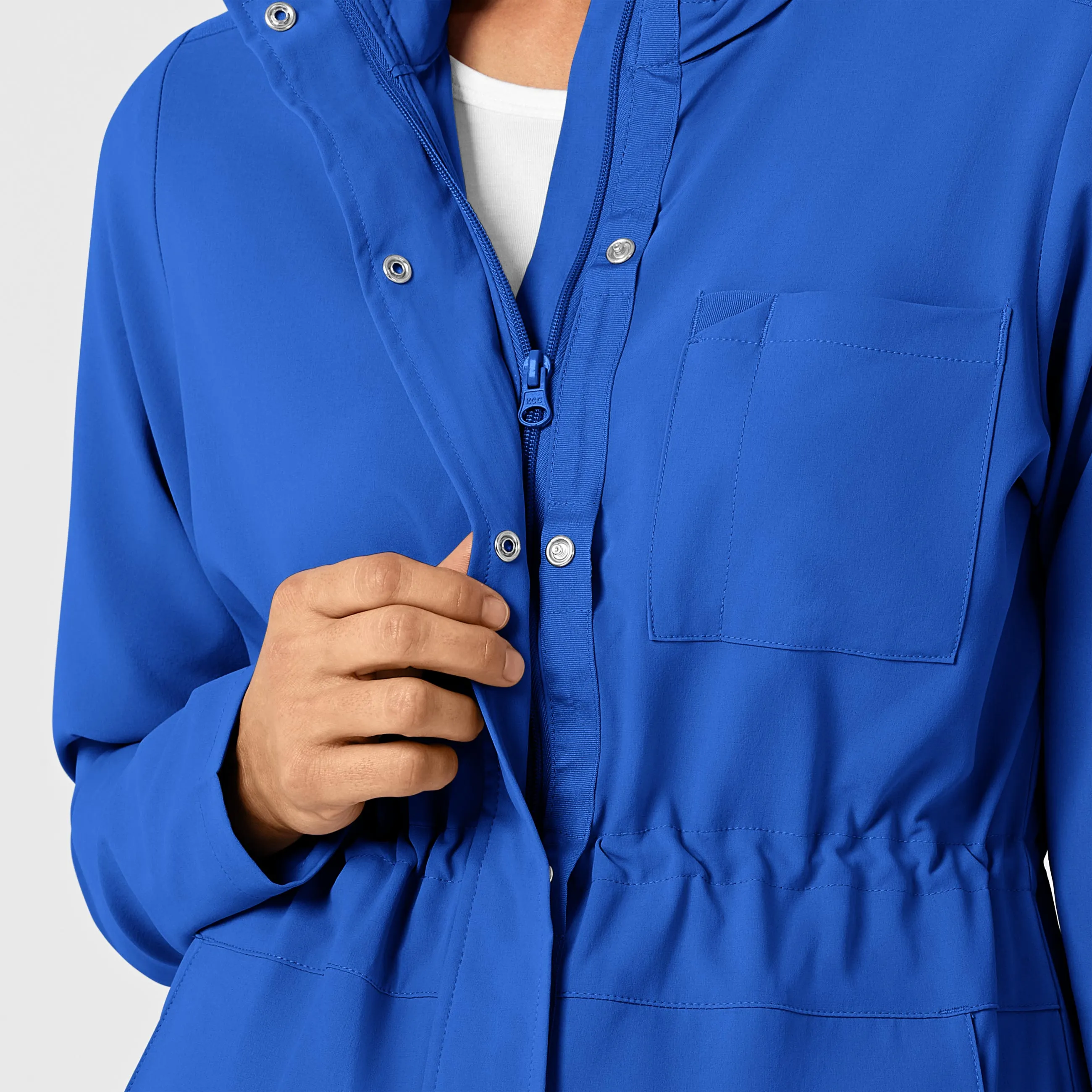 RENEW Women's Convertible Hood Fashion Jacket - Royal