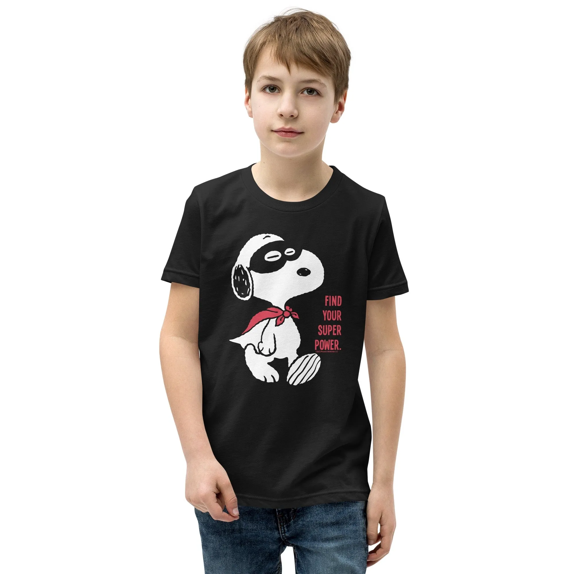 Snoopy Find Your Super Power Kids T-Shirt