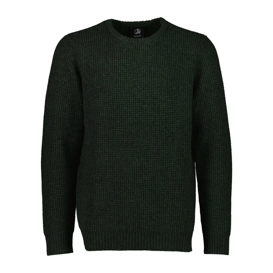 Swanndri Fistral Waffle Knit Crew Jumper