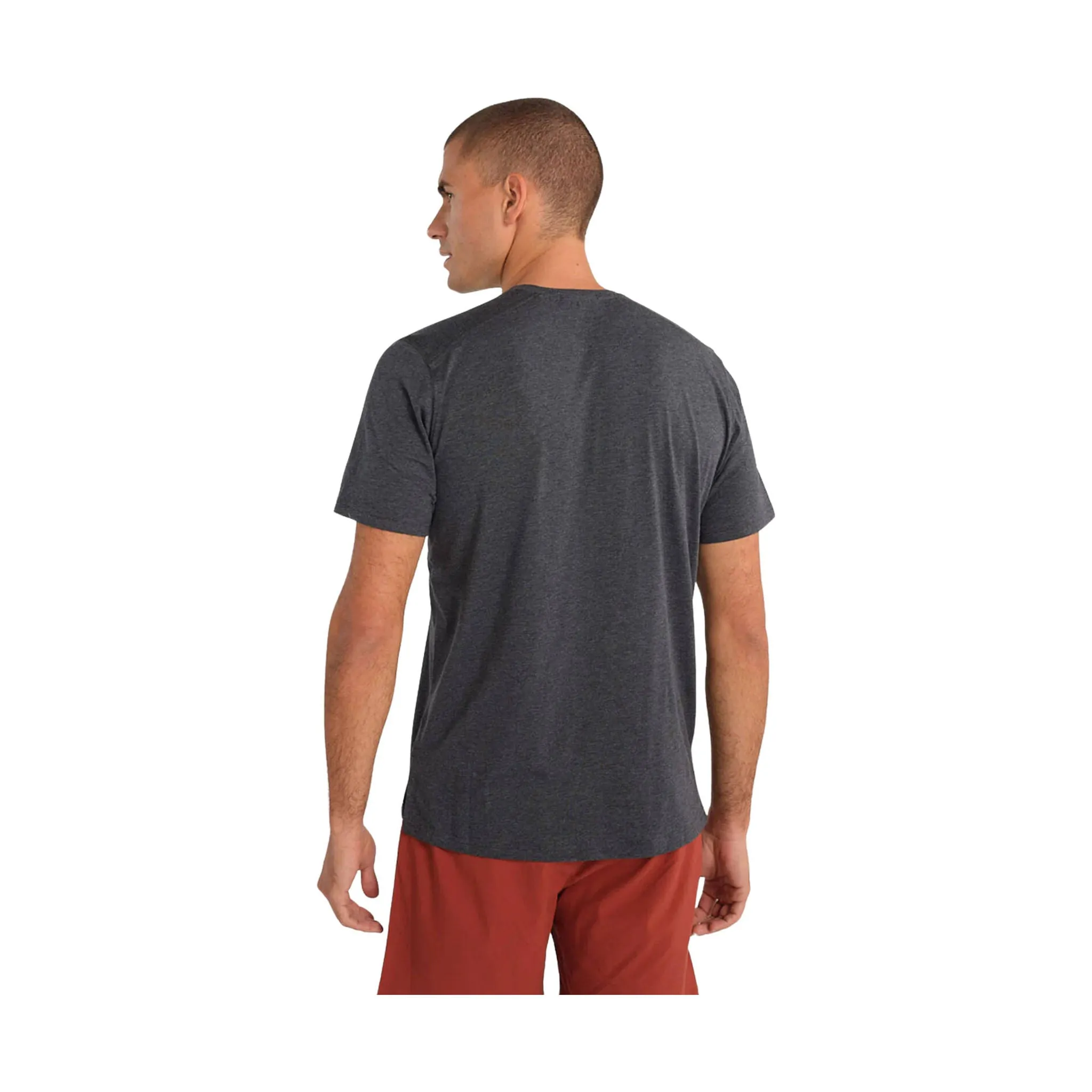 Tasc Men's Everywear Short Sleeve Henley - Iron Heather - ONLINE STORE CREDIT/EXCHANGE ONLY