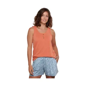 Toad & Co Women's Piru Henley Tank - Dreamsicle