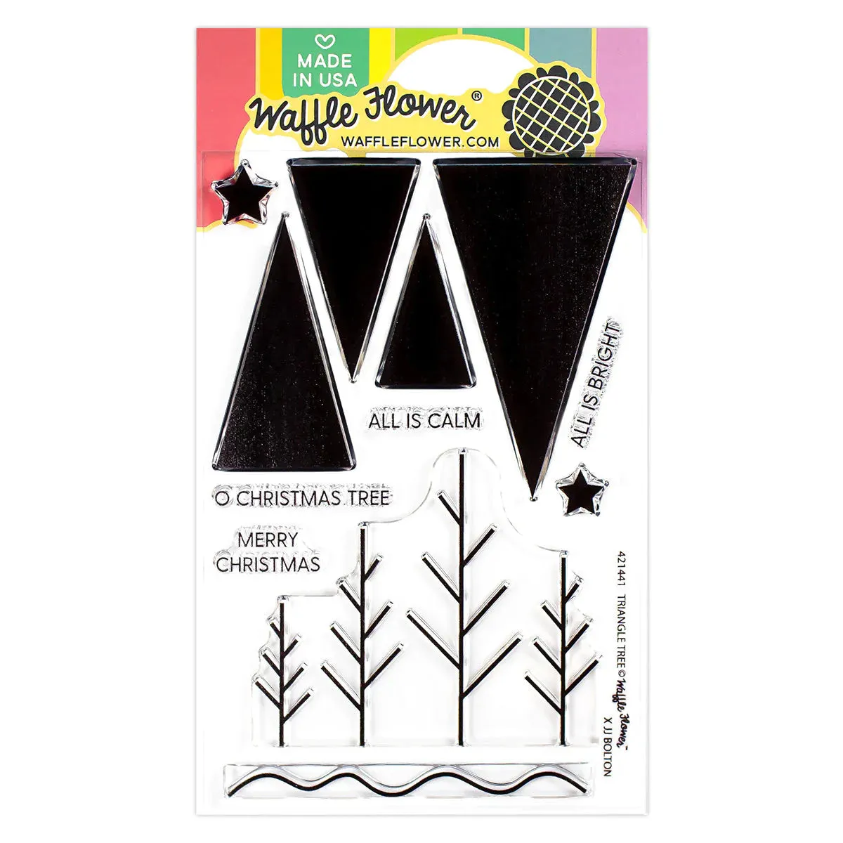 Triangle Trees Stamp Set