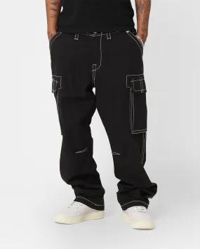 True Religion Big T Classic Cargo Pants Jet Black