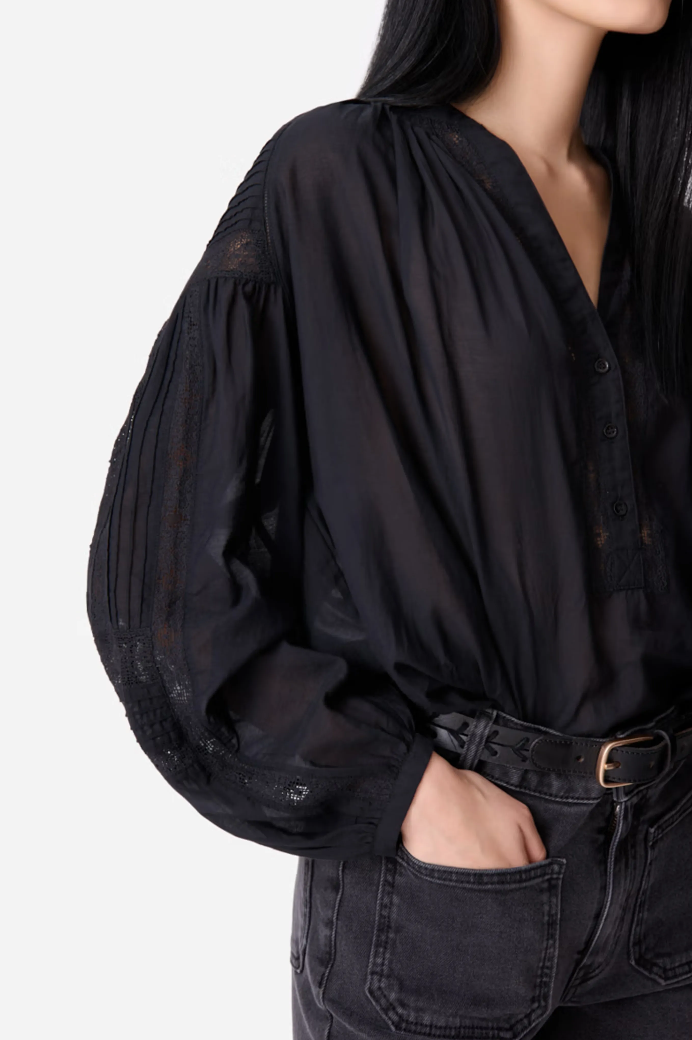 Vanessa Bruno Nipoa Black Blouse