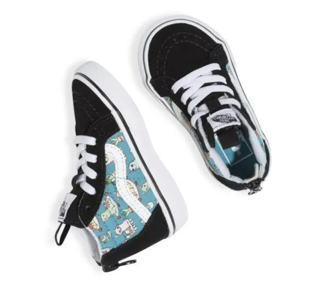 Vans Sk8 Hi Zip Llamas - Toddler