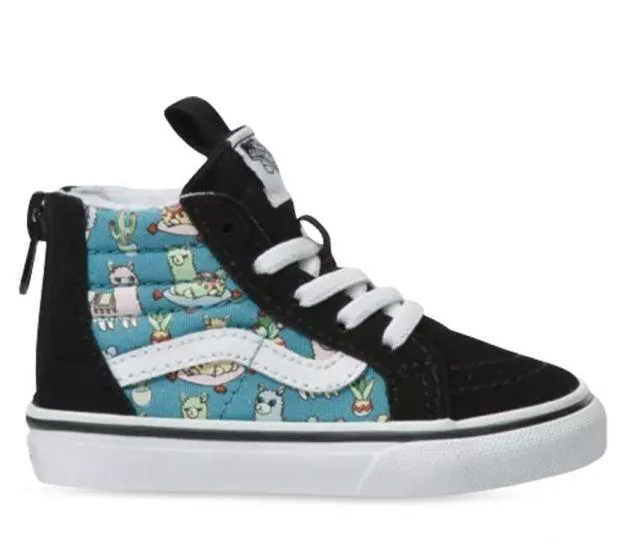 Vans Sk8 Hi Zip Llamas - Toddler