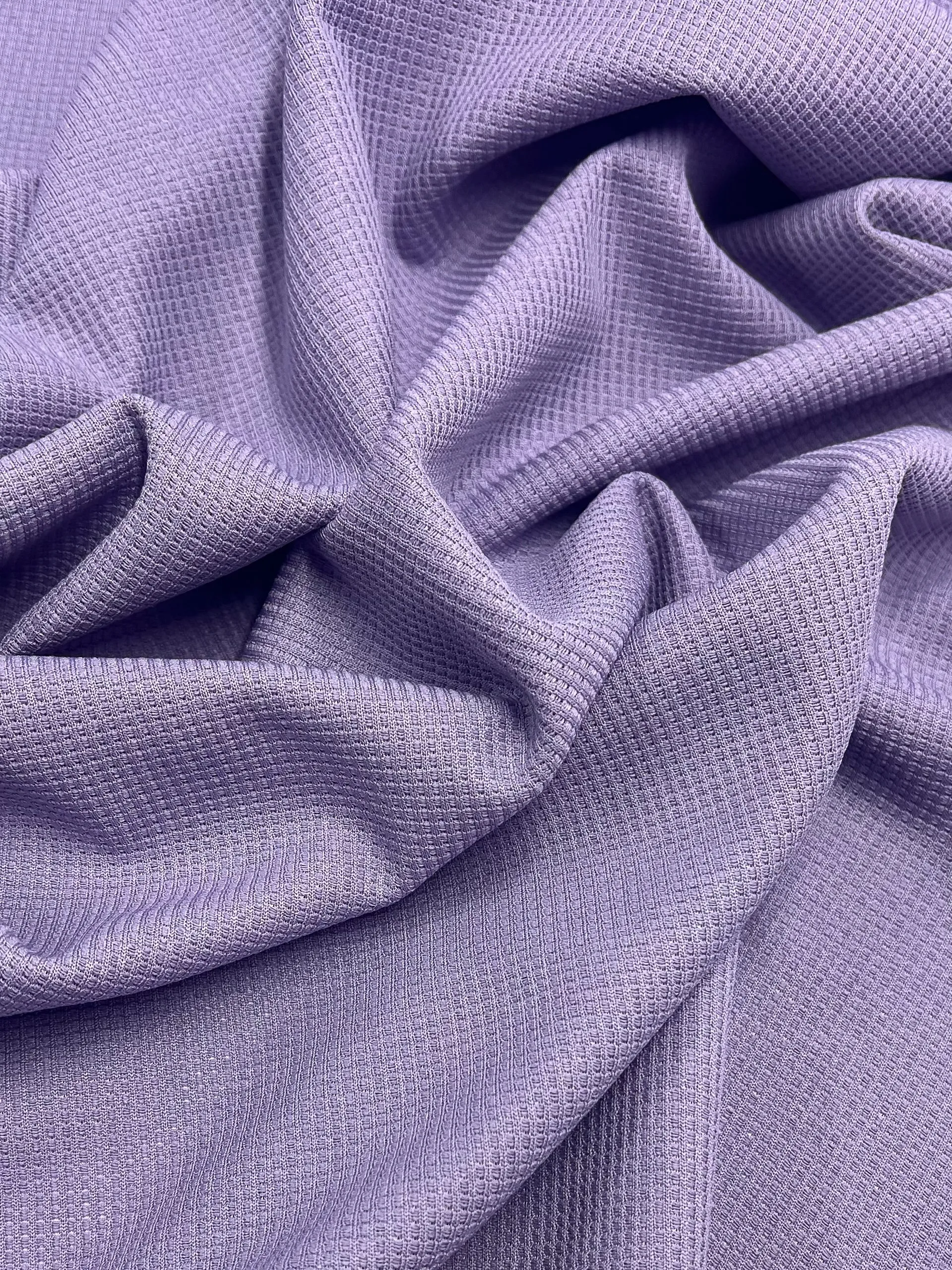 Waffle Knit - Lilac - 170cm