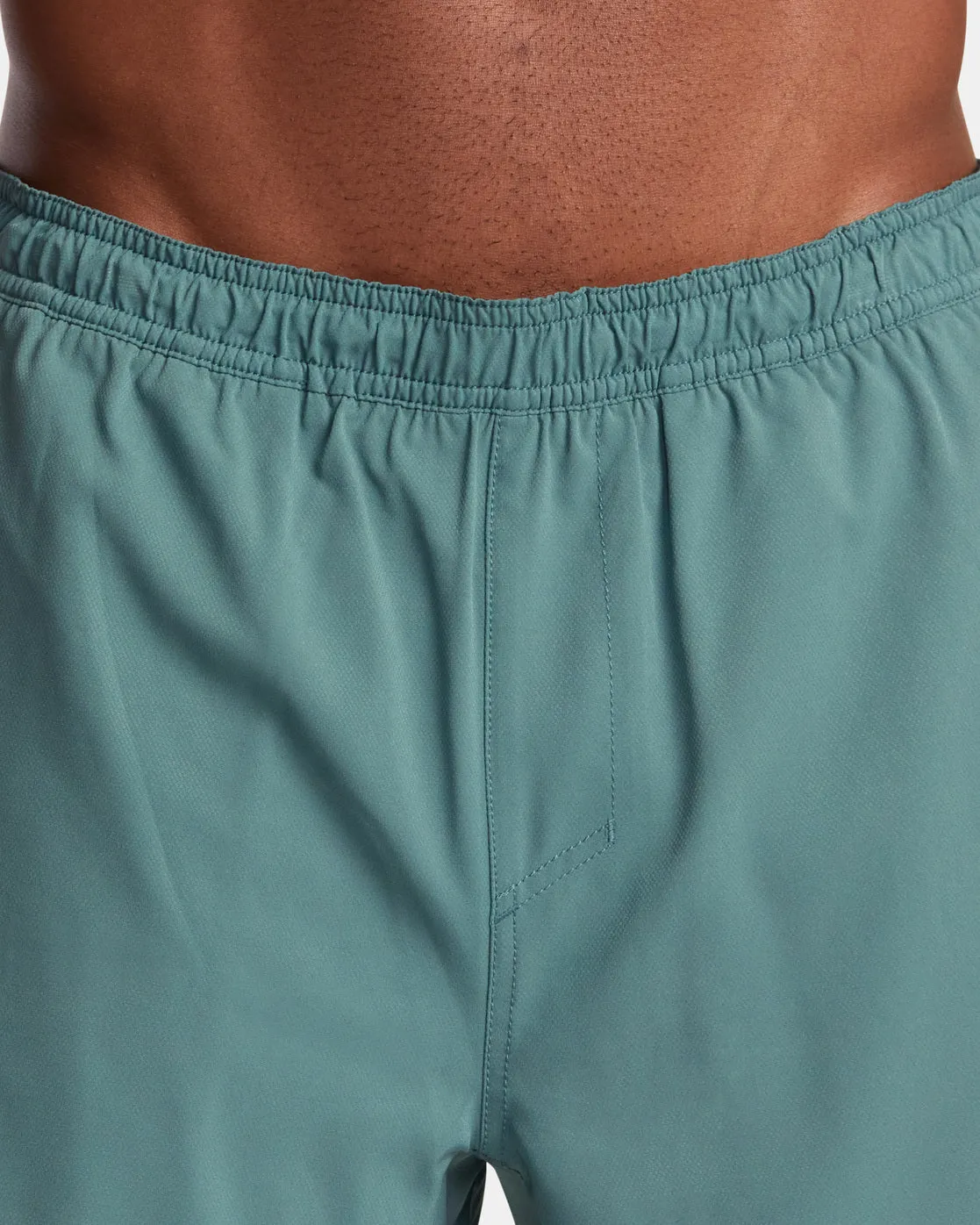 Yogger Train 2-In-1 17" Workout Shorts - Pine Grey